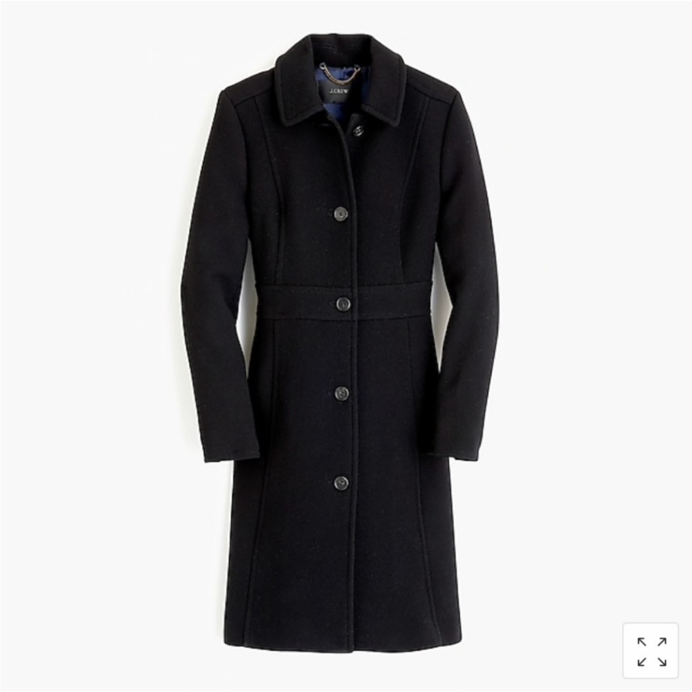NWT J. Crew Classic Lady Day Coat in Italian double-cloth wool with Thinsulate 0 - Picture 3 of 12